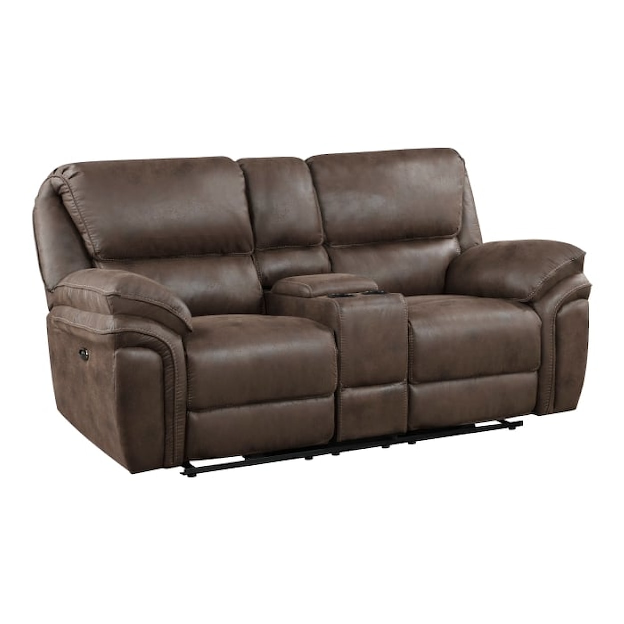 Homelegance Furniture Proctor Dual Power Reclining Loveseat