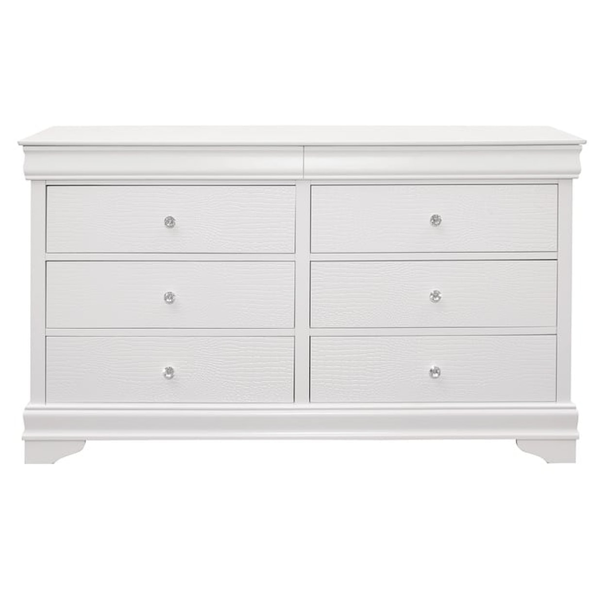Homelegance Furniture Lana 6-Drawer Dresser