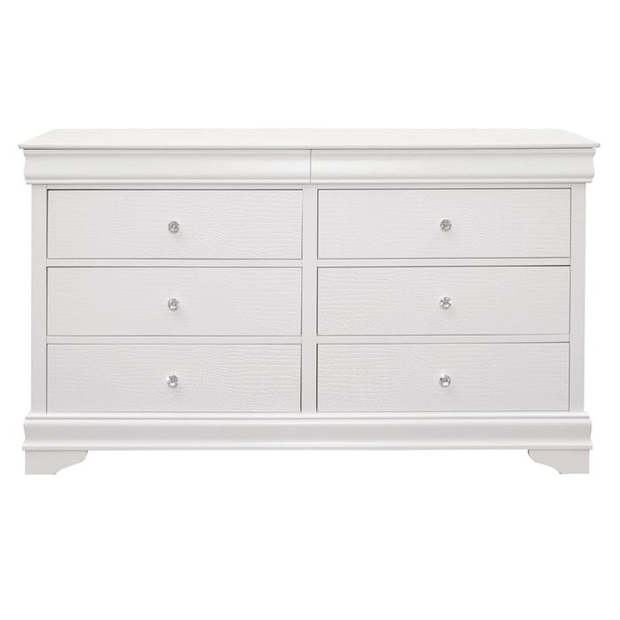 Homelegance Lana 6-Drawer Dresser