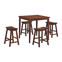 5Pc Counter Height Dinette Set