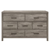 Rustic 7-Drawer Dresser