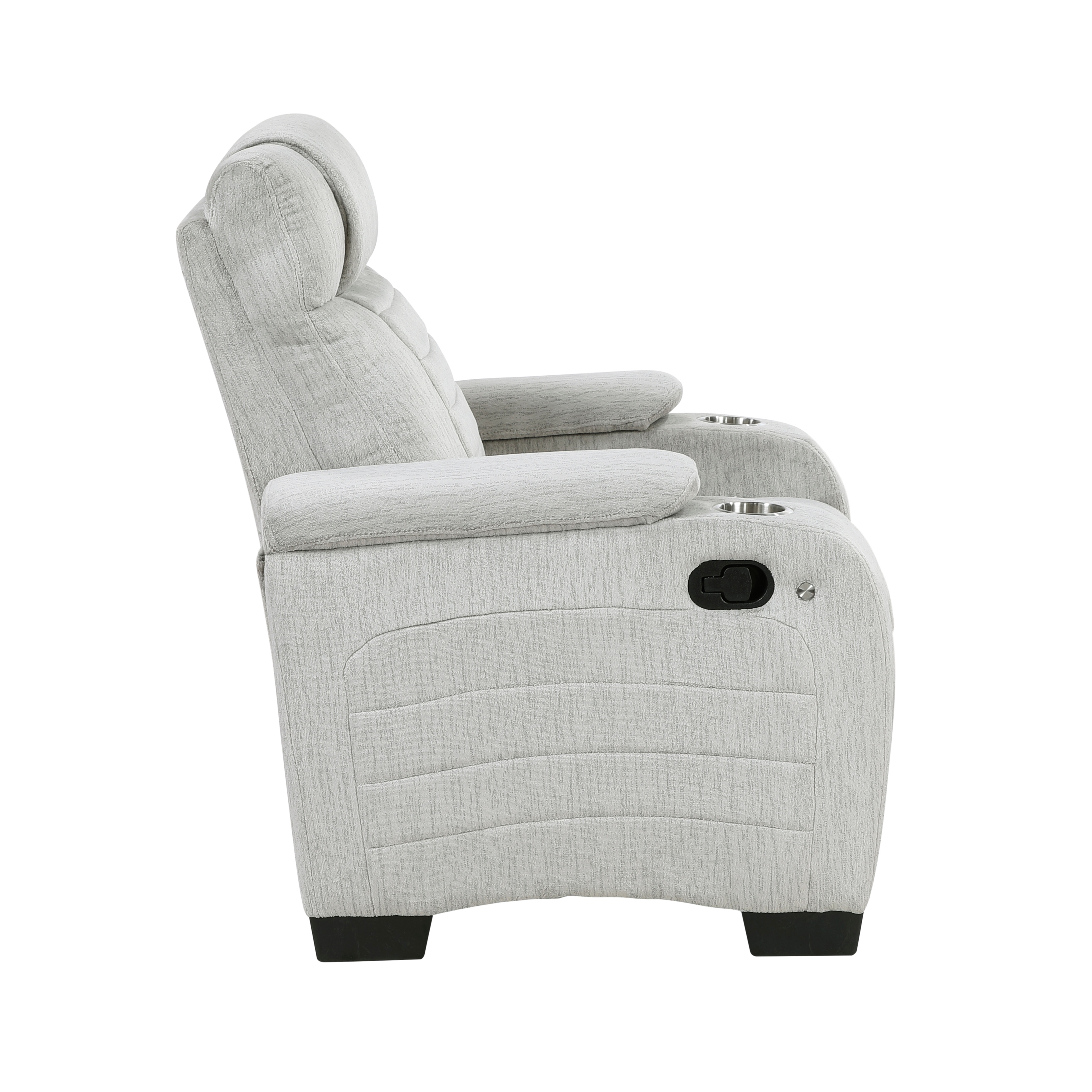 Homelegance Ronan Manual Recliner with LED Lights