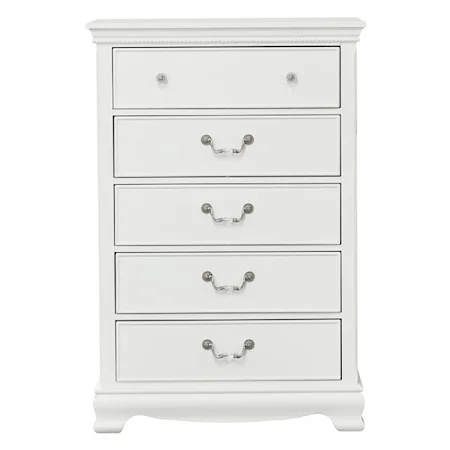 Traditional Chest with 5 Drawers
