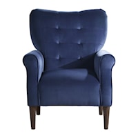 Traditional Accent Chair with Tufted Back