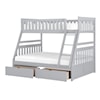 Homelegance Orion Twin/Full Bunk Bed