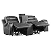 Homelegance Furniture Putnam Power Double Reclining Loveseat