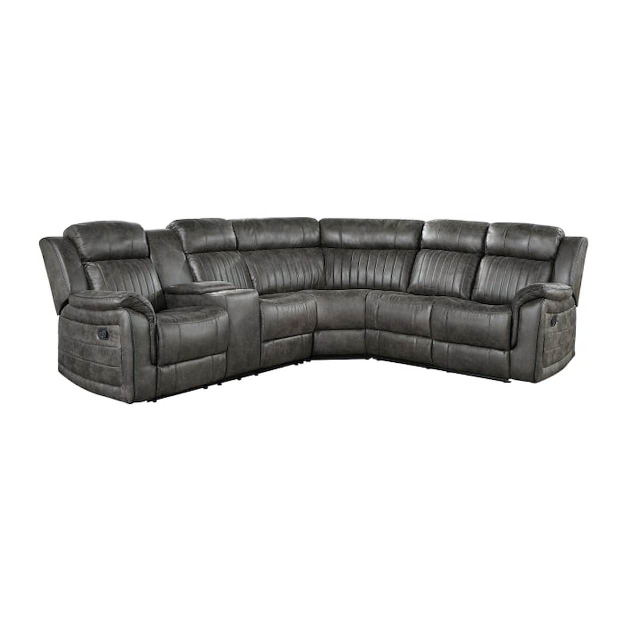 Homelegance Centeroak 3-Piece Reclining Sectional Sofa