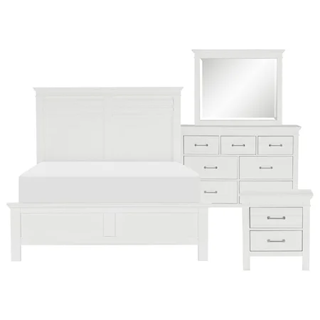 Contemporary 4-Piece Queen Bedroom Set