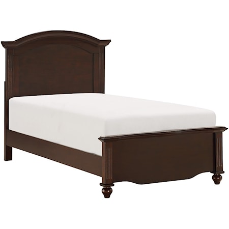 Transitional Full Arched Panel Bed