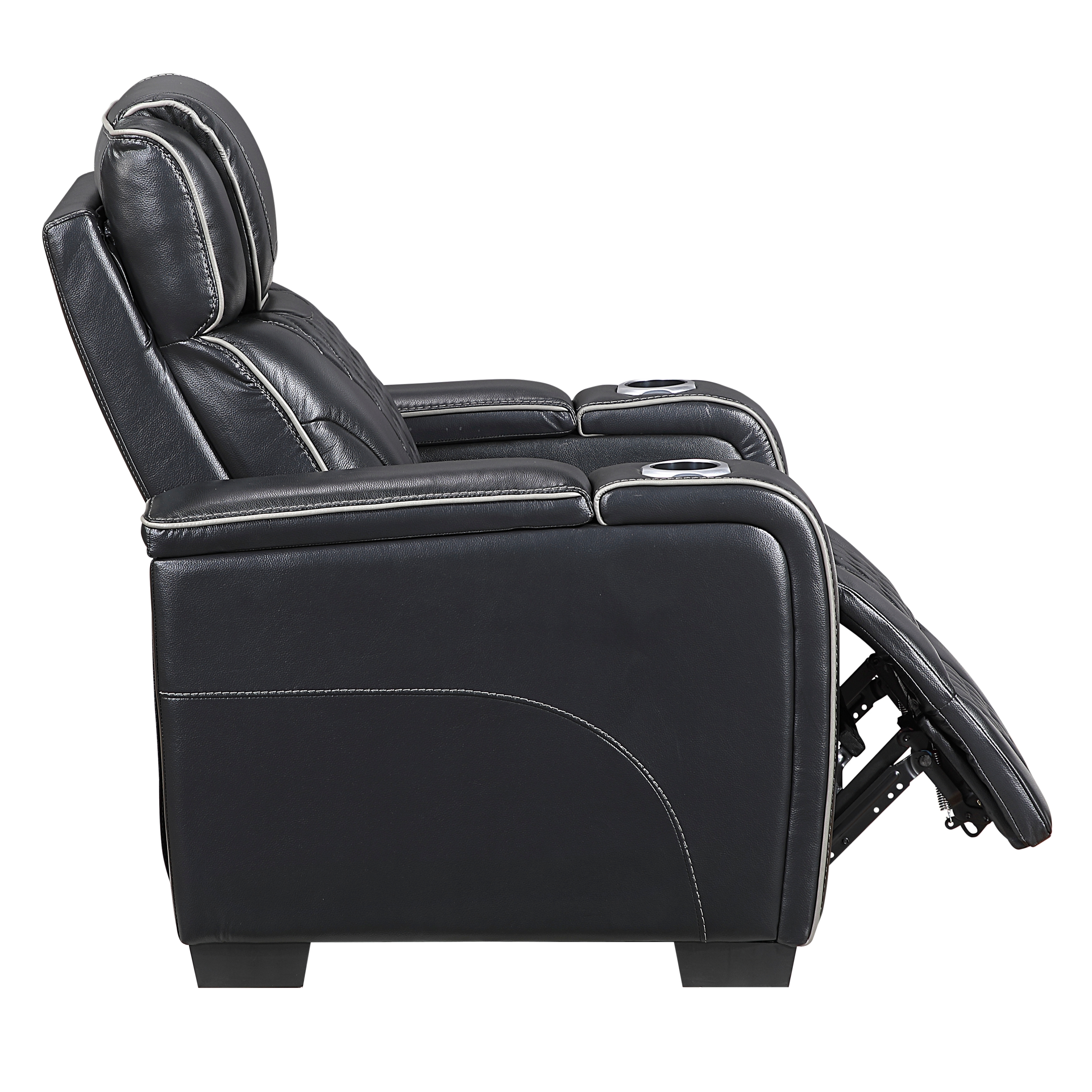 Homelegance 8449 Power Recliner with Massage and Heat