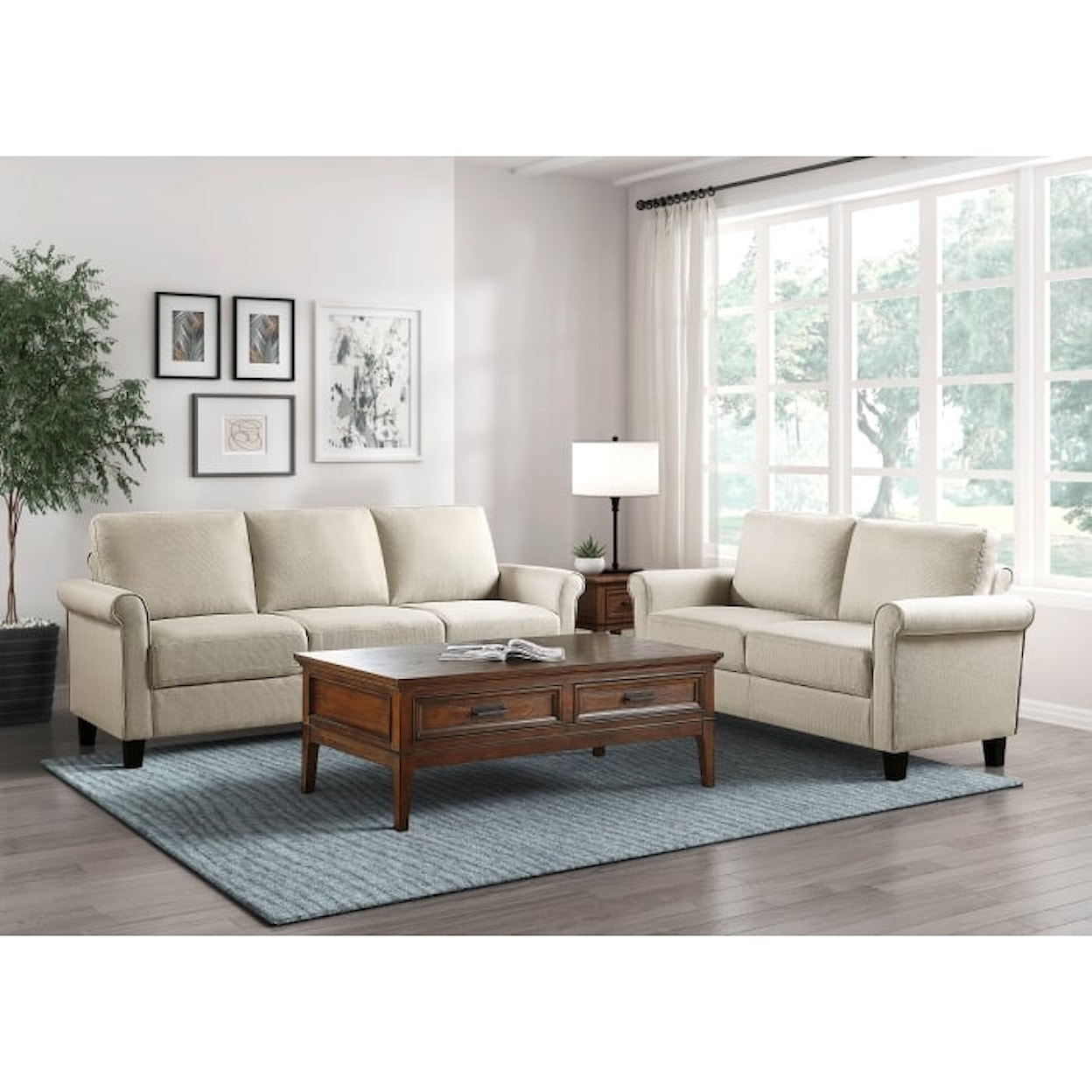 Homelegance Furniture Kenmare Loveseat