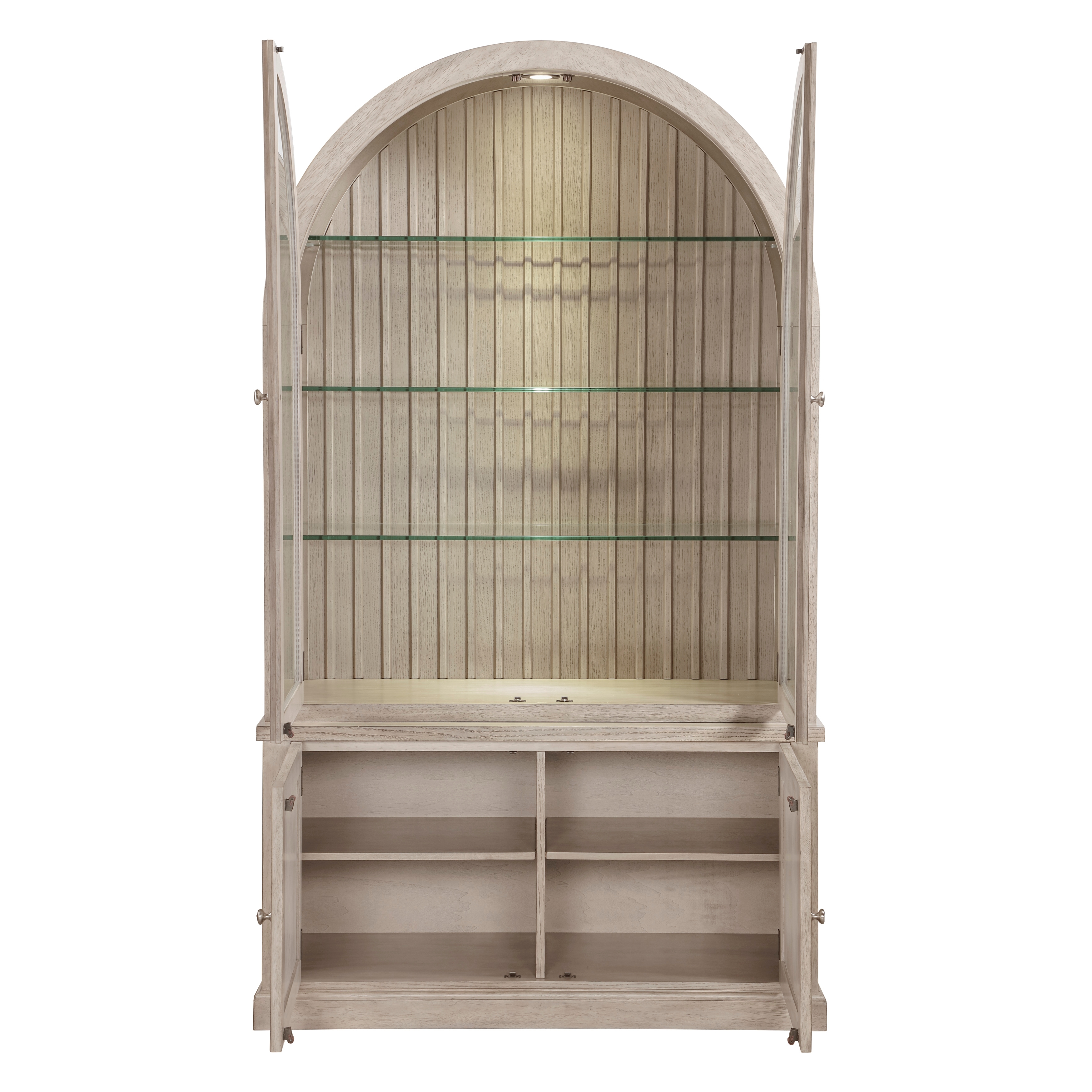 Homelegance Lofton Elegant Arched Curio