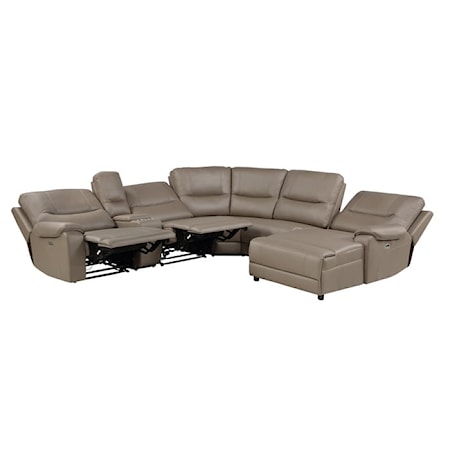 6-Piece Power Reclining Sectional Sofa