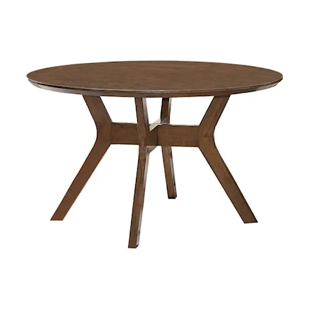 Mid-Century Modern Round Dining Table