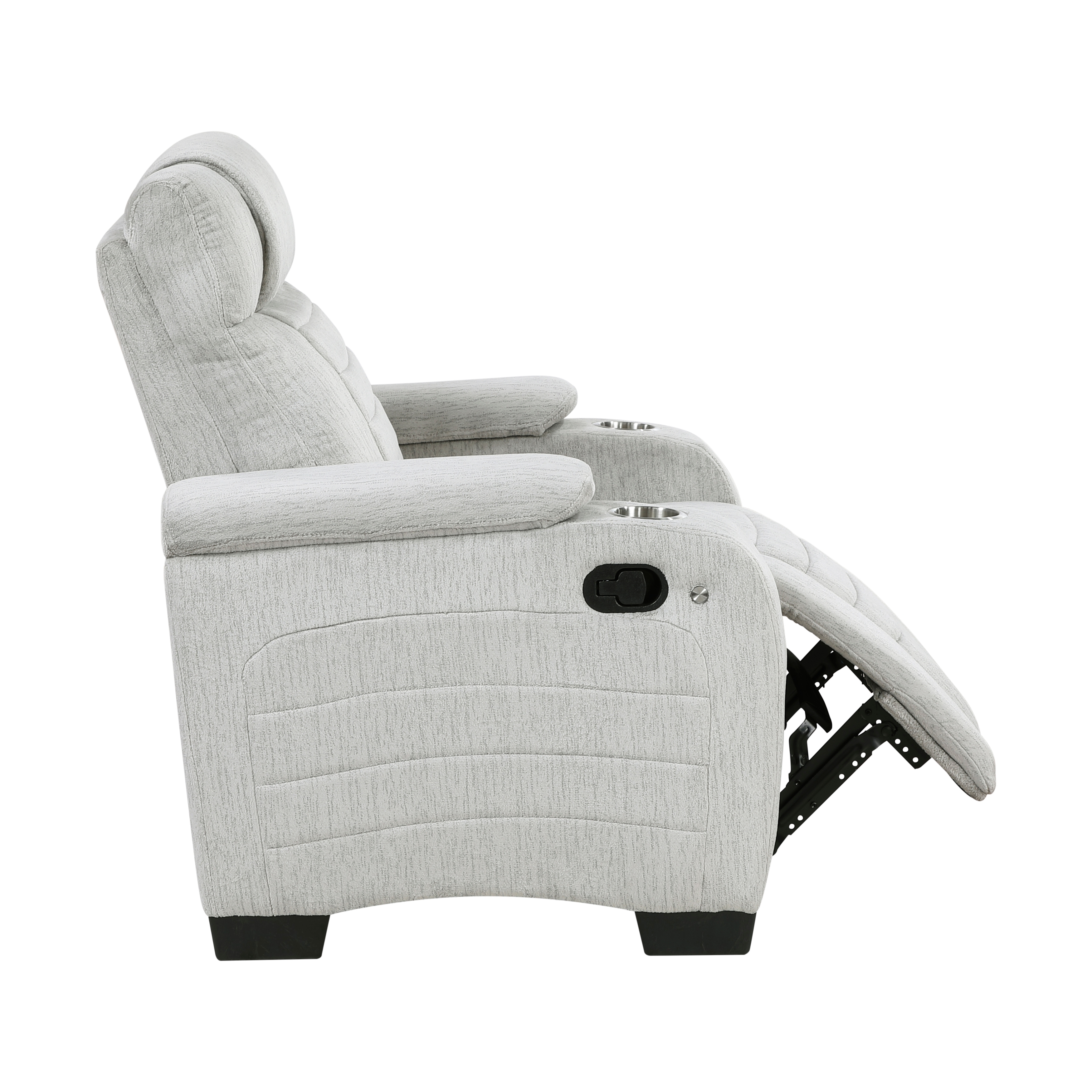 Homelegance Ronan Manual Recliner with LED Lights
