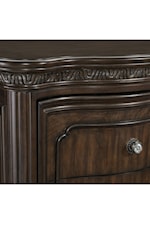 Homelegance Furniture Beddington Traditional 2-Drawer Nightstand with USB