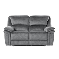 Casual Double Reclining Loveseat