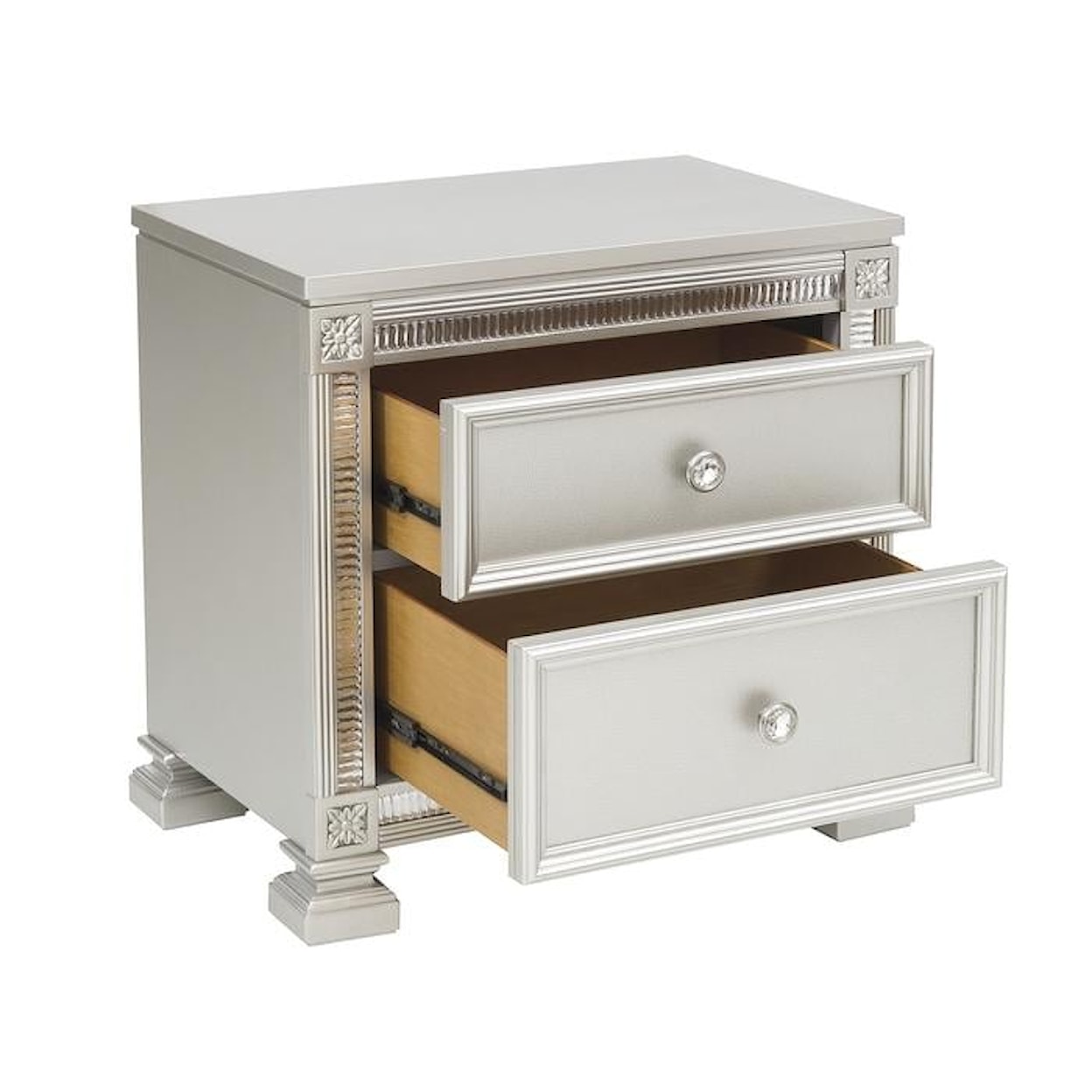 Homelegance Bevelle Glam Nightstand