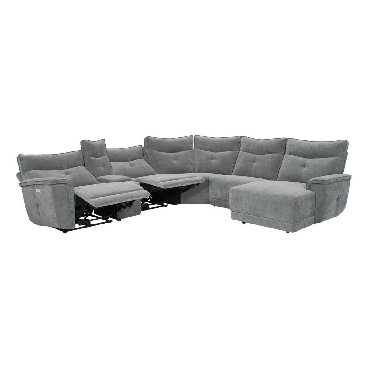 Homelegance Tesoro 6-Piece Power Reclining Sectional Sofa