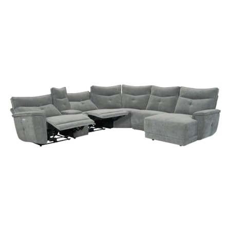 6-Piece Power Reclining Sectional Sofa