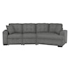 Homelegance Logansport 2-Piece Sectional with Pull-out Ottoman