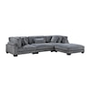 Homelegance Traverse 4-Piece Modular Sectional with Ottoman