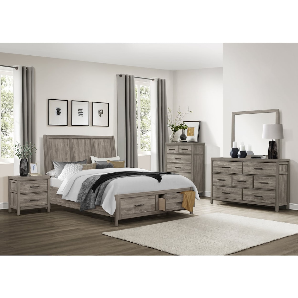 Homelegance Furniture Bainbridge Queen Bed with Storage