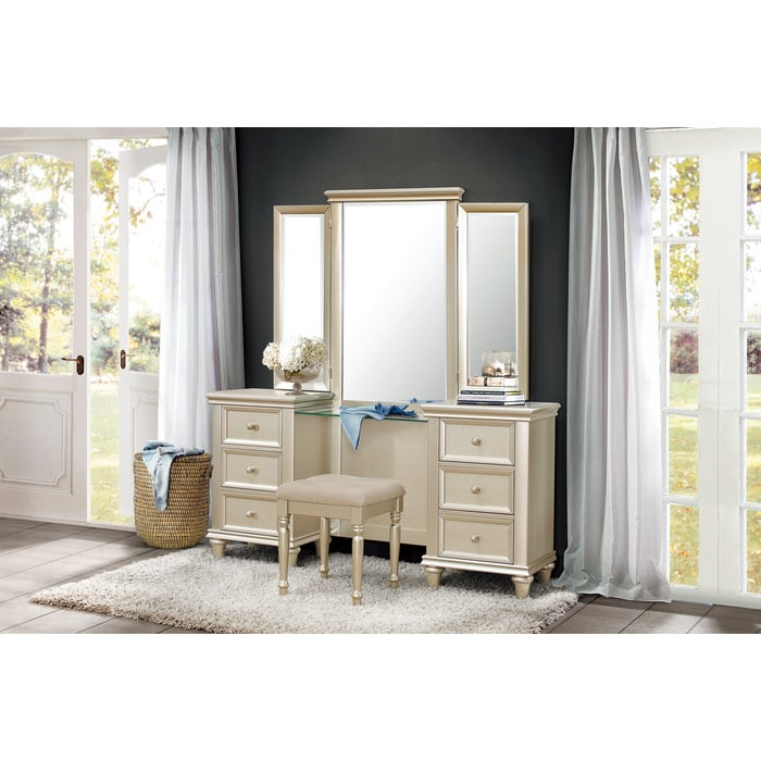 6-Drawer Vanity Dresser