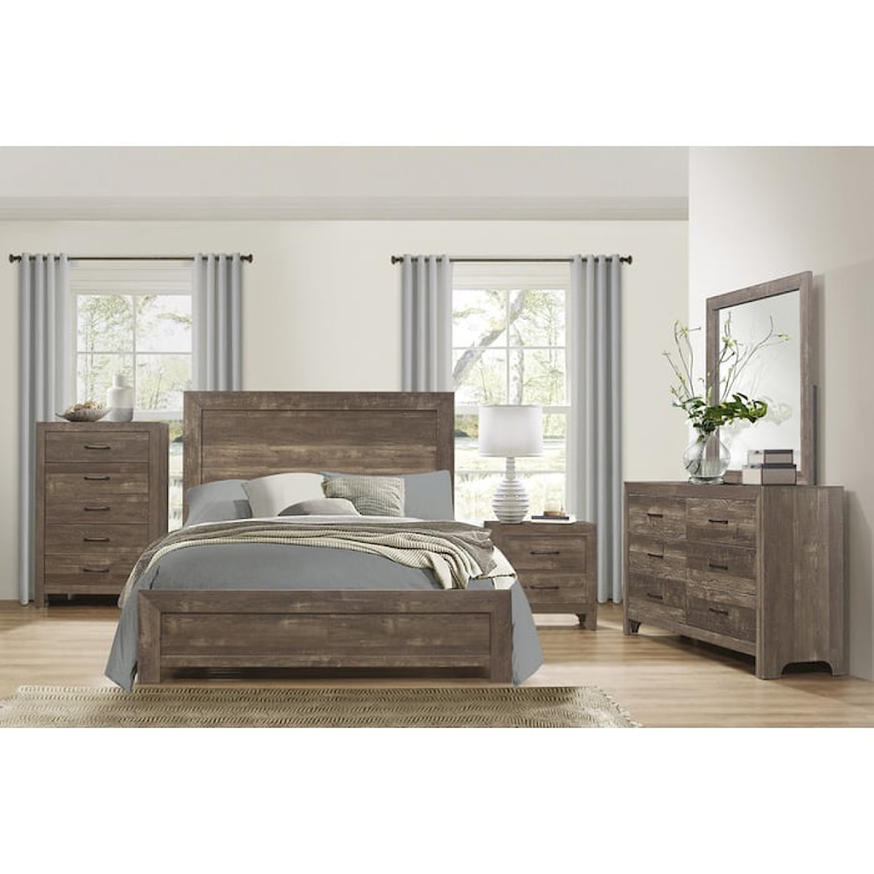 Homelegance Corbin Queen Bed in a Box