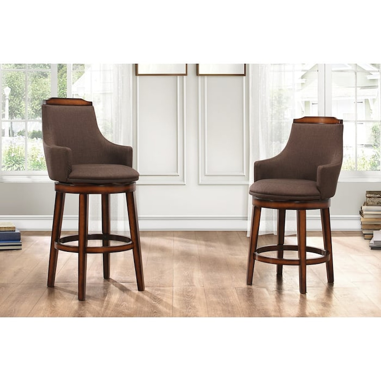 Homelegance Bayshore Pub Height Swivel Chair