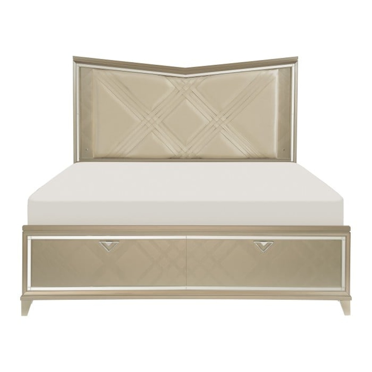 Homelegance Bijou King  Bed and FB Storage