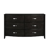 Contemporary 6-Drawer Dresser