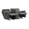 Homelegance Furniture Clifton Double Glider Reclining Loveseat