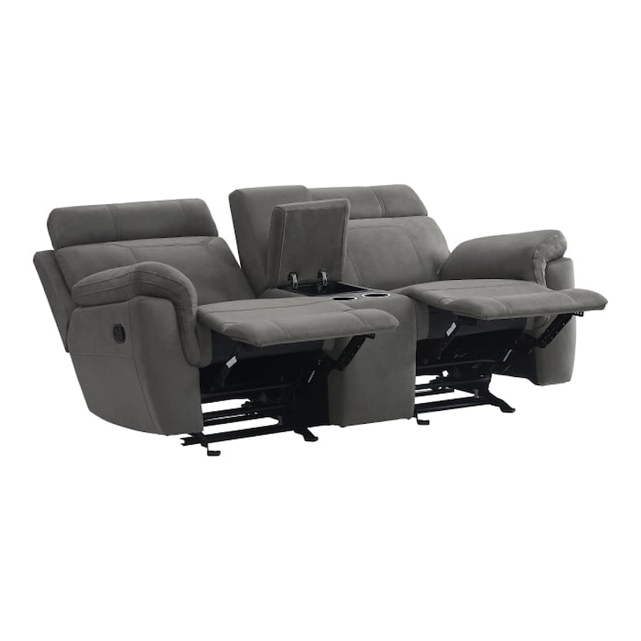 Homelegance Furniture Clifton Double Glider Reclining Loveseat