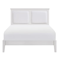 Transitional California King Platform Bed