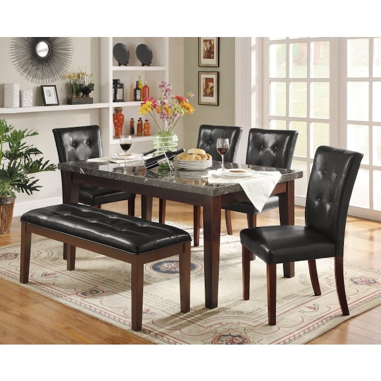 Homelegance Furniture Decatur Dining Bench