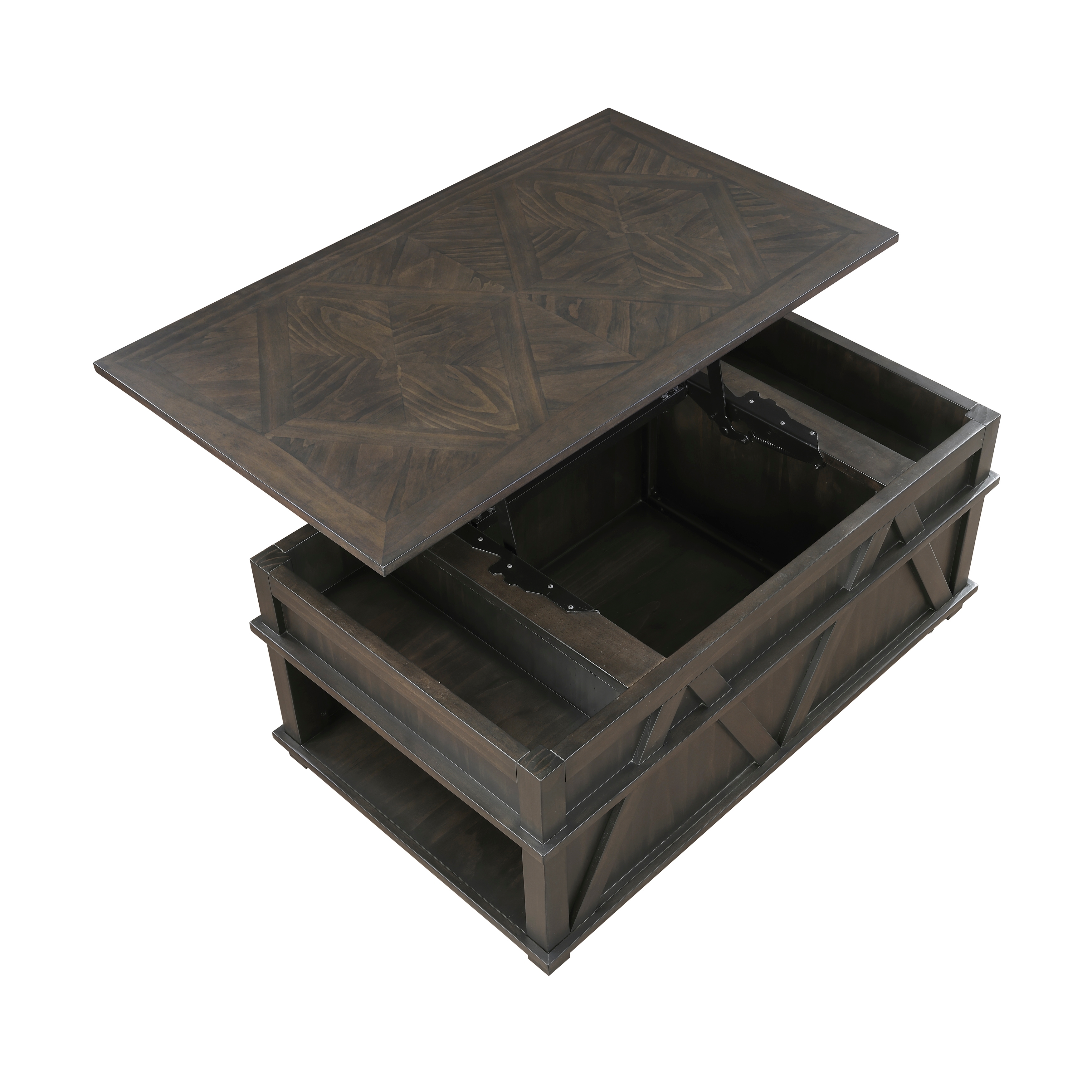 Lift=Top Cocktail Table w/Casters