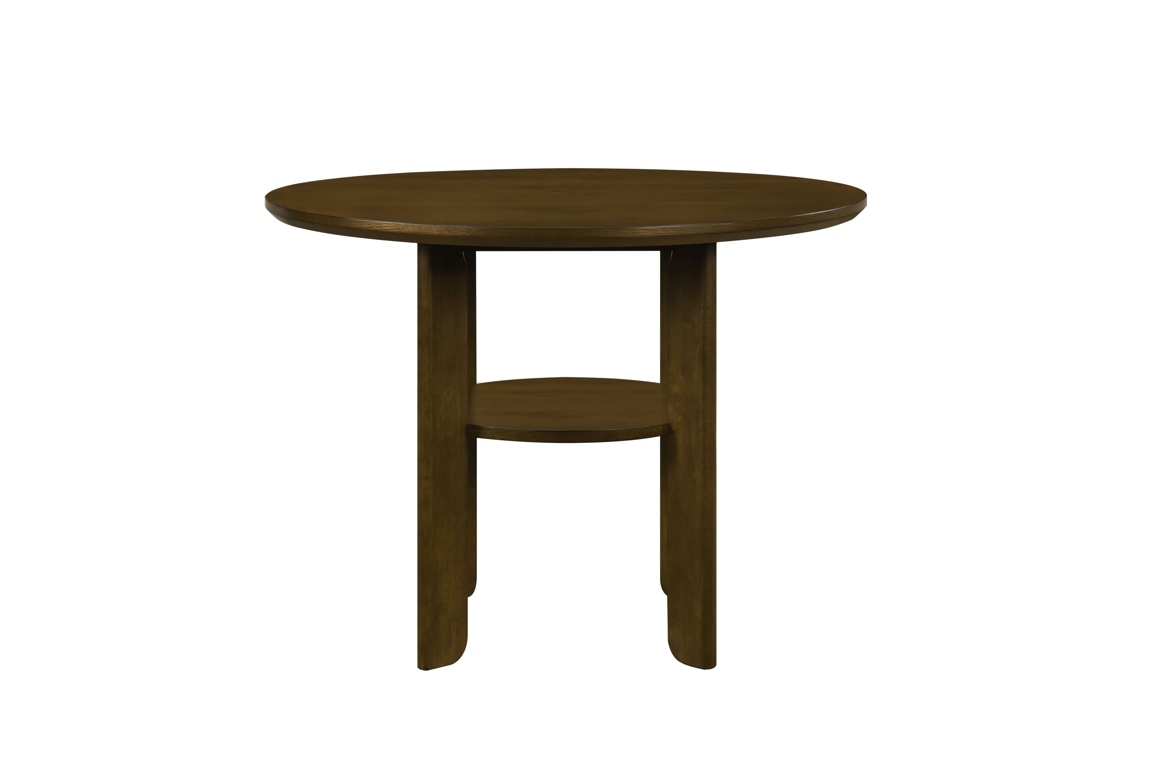 Homelegance 6009 48" Rd. Counter-Height Table w/Lower Shelf