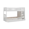 Homelegance Galen Twin/Twin Step Bunk Bed with Twin Trundle