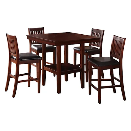 5 Piece Counter Height Table & Chair Set