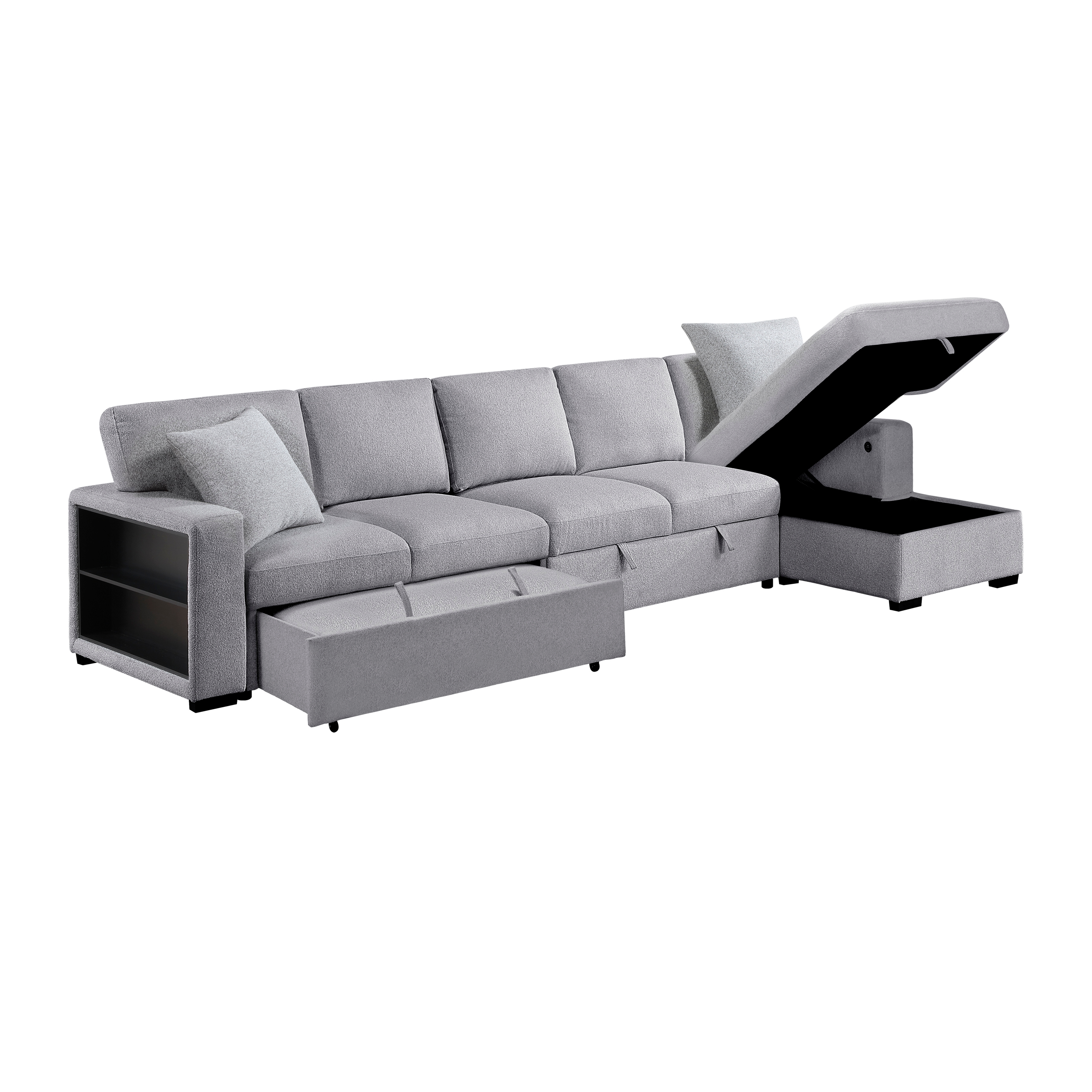 Homelegance Pompano  3-Piece Sectional Sofa