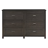 Homelegance Hebron 6-Drawer Dresser