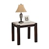 Homelegance Furniture Festus End Table, Marble Top