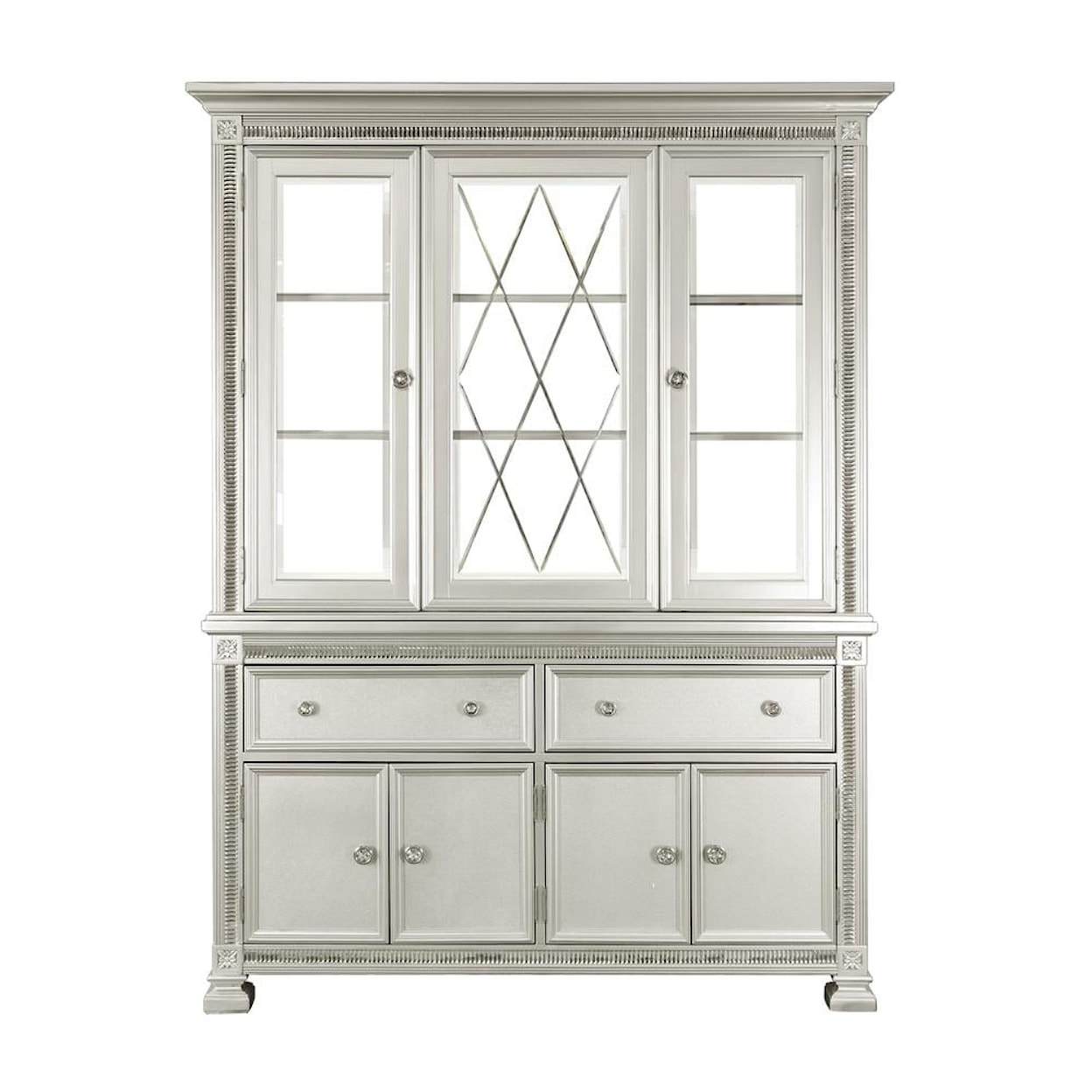 Homelegance Furniture Bevelle Buffet & Hutch