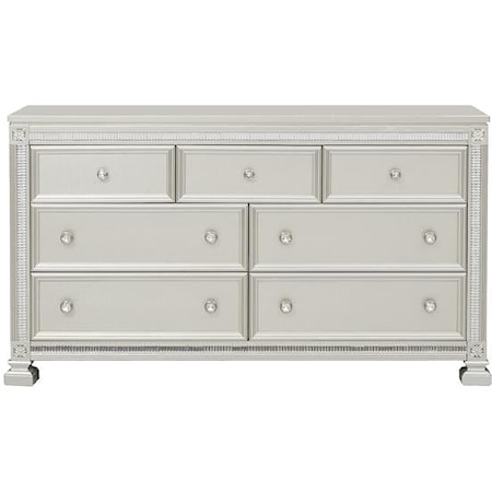 Glam 7 Drawer Dresser