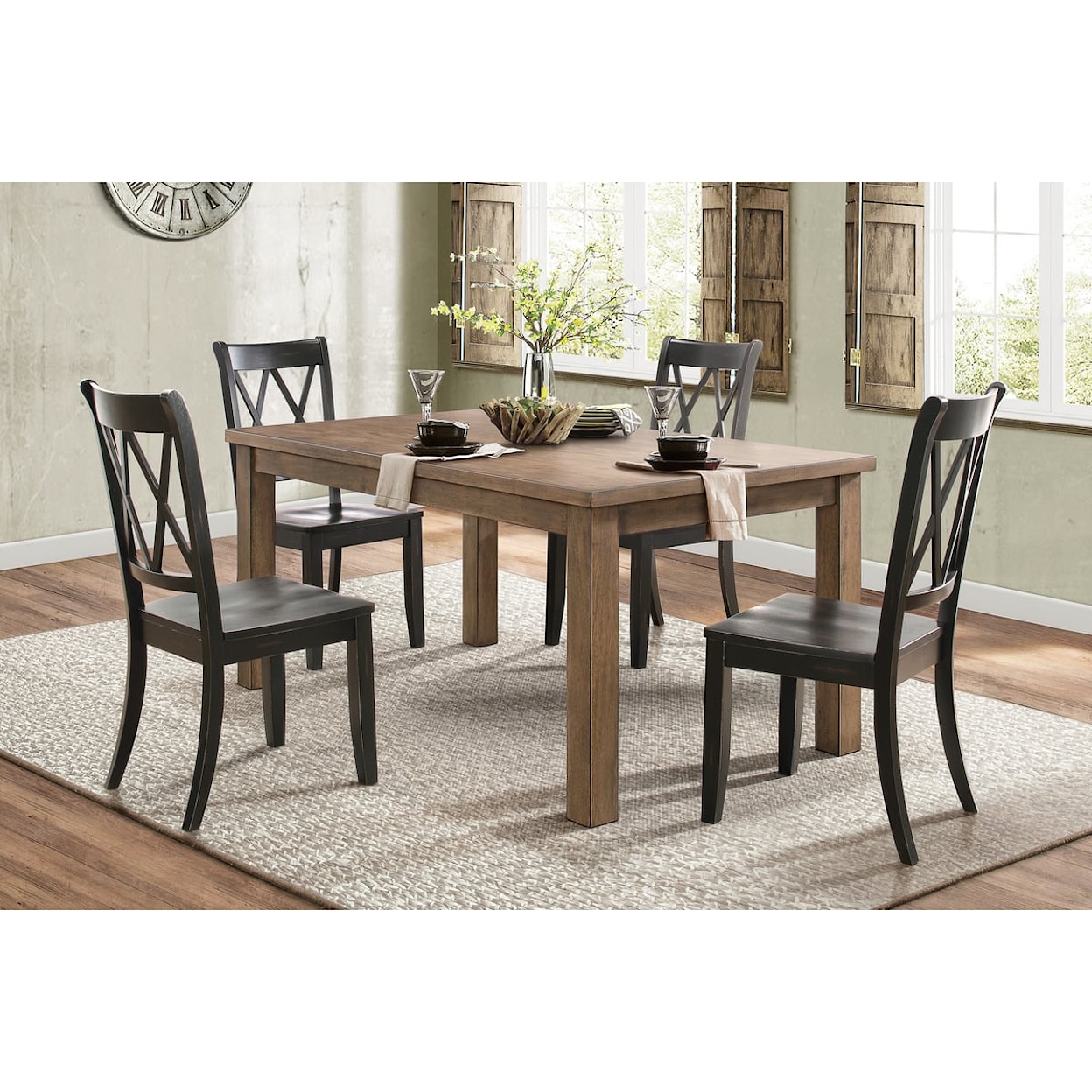 Homelegance Janina Rectangular Dining Table