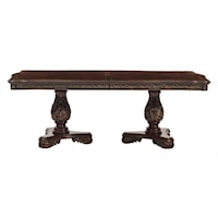 Traditional Dining Table with Separate Extension Leaves