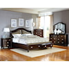 Homelegance Furniture Marston King Sleigh  Bed