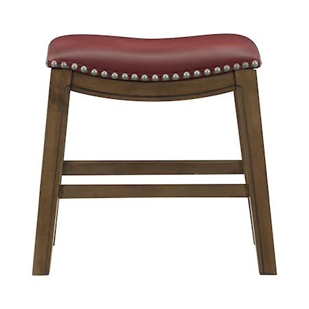 18 Dining Stool, Red
