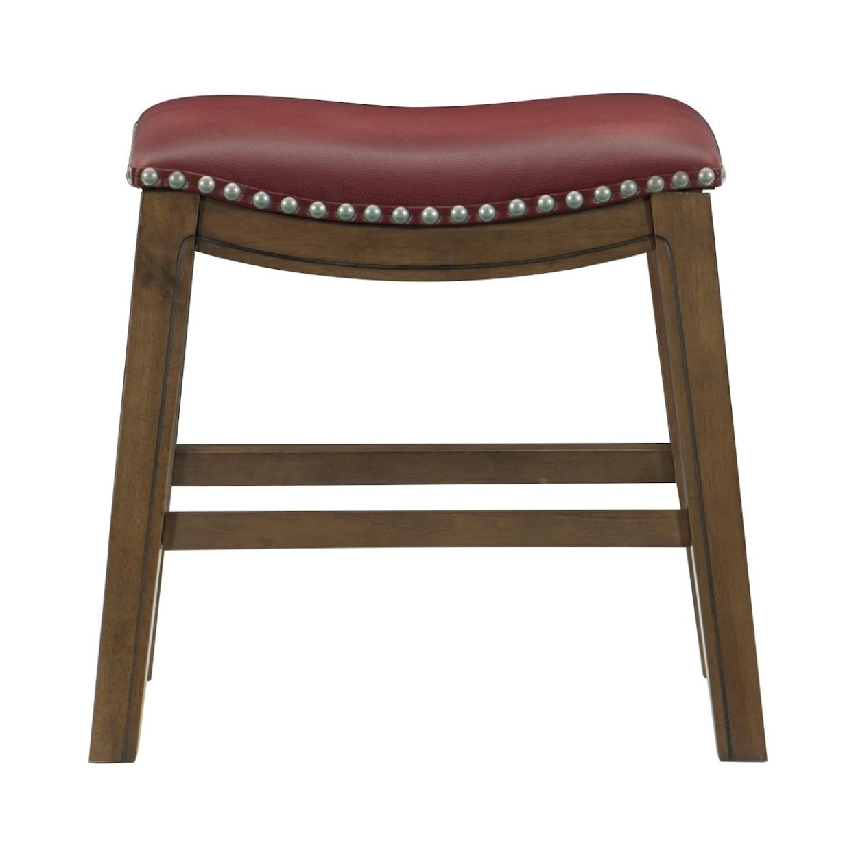 Homelegance Ordway 18 Dining Stool, Red